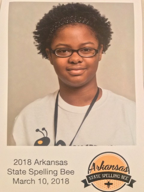 Holloway Takes Her Place At State Spelling Bee!